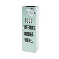 Good Friends Bring Wine Single-bottle Wine Bag