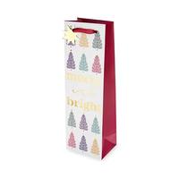 Merry & Bright Single-bottle Wine Bag