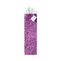 Berry Sparkle Single Bottle Gift Bag