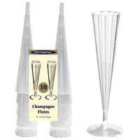 5 oz. Clear Champagne Flutes