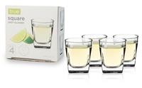 Square Shot Glasses Set of 4